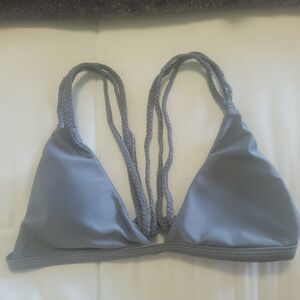 Dark Teal Braided Strap Bikini Top